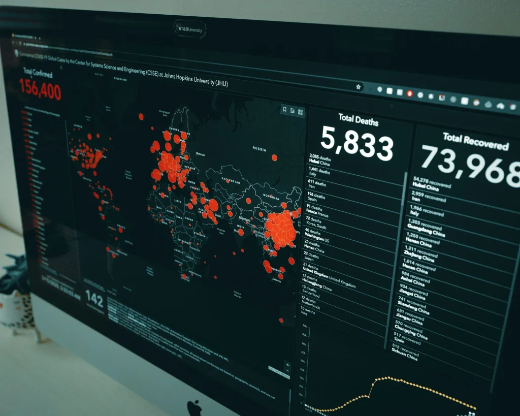 AI-based COVID19 heatmap