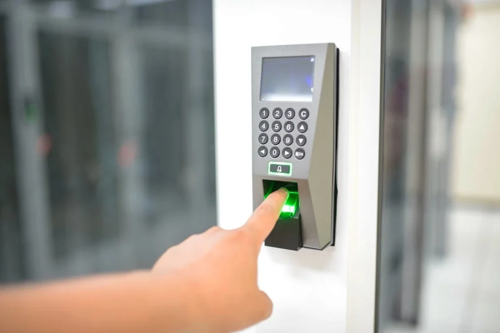 Fingerprint and keypad security combination