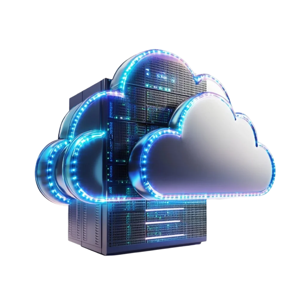 Cloud computing illustration