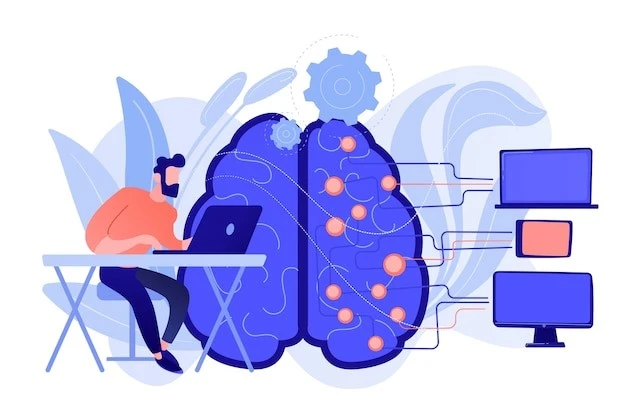 Deep learning development illustration