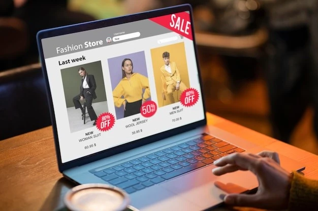 eCommerce website with sale