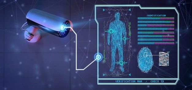 AI surveillance system illustration